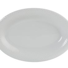 Porland Collet Beyaz 33 cm Desen 1 Kayık Tabak