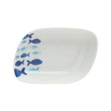 Porland Deep Blue 14 cm Desen 1 Salata Tabağı