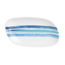 Porland Deep Blue 18 cm Desen 2 Kayık Tabak