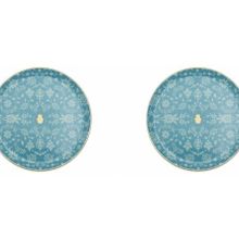 Porland Glamorous 24 cm Turkuaz Düz Tabak