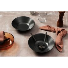 Porland Grazia Seasons Siyah 2'li Servis ve Sunum Kasesi