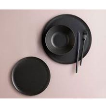 Porland Grazia Seasons Siyah 3 Parça Tek Kişilik Yemek Takımı