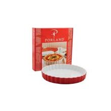 Porland Kırmızı Porselen 25 cm Tart Kalıbı