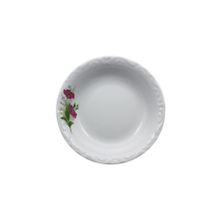 Porland Lal 17 cm 12'li Porselen Çukur Tabak