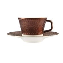 Porland Legacy Copper 80 cc 12 Adet Tabaklı Kahve Fincanı