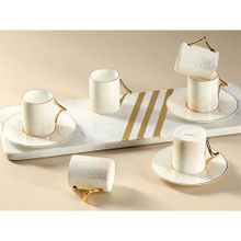 Porland Limoges Glittering 85 cc 2 Kişilik Kahve Takımı