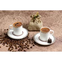 Porland Limoges Rosehip 85 cc 2 Kişilik Kahve Takımı