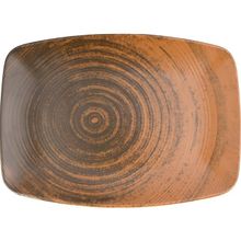 Porland Lykke Kahverengi 27 cm Kayık Tabak