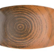 Porland Lykke Kahverengi 32 cm Kayık Tabak