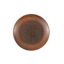 Porland Moire 17 cm Kahverengi Düz Tabak