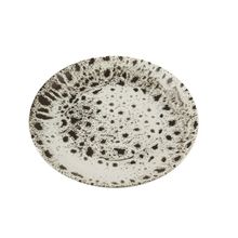 Porland Moire 25 cm Bej Düz Tabak