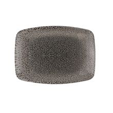 Porland Moire 27 cm Gri Kayık Tabak