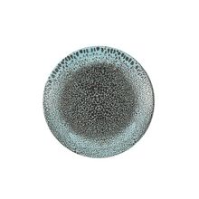 Porland Moire Turkuaz 17 cm Düz Tabak