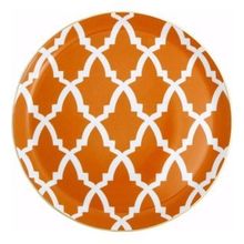 Porland Morocco D3 6 Adet Turuncu 24 cm Düz Tabak