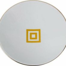 Porland Morocco Desen 4 Sarı 19 cm Çukur Tabak