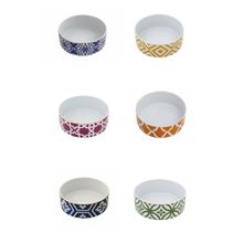 Porland Morocco Desen Karma Renk 18 cm 6'lı Kase