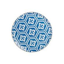 Porland Morocco Desen Mavi 28 cm Düz Tabak