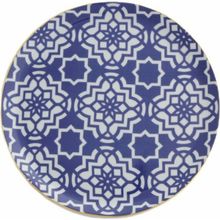 Porland Morocco Serisi Mor Desen 7 24 cm Düz Tabak