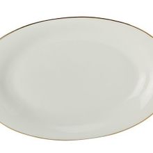 Porland Oasis 27 cm Altın Yaldız Kayık Tabak