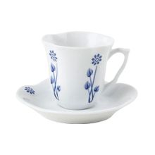 Porland Özlem 85 cc Mavi Tabaklı Kahve Fincanı