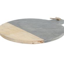 Porland Patna Siyah 43 cm Yuvarlak Sunum Taşı