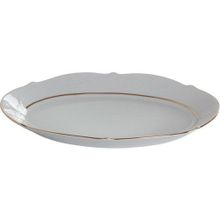 Porland Porselen Queen Altın Yaldız 24 cm Kayık Tabak