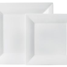 Porland Quartet Beyaz 27x27 cm Düz Tabak
