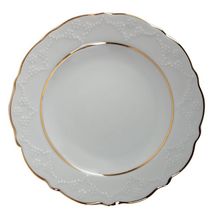 Porland Queen Altın Yaldız 16 cm Düz Tabak