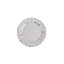 Porland Queen Altın Yaldız 21 cm Düz Tabak