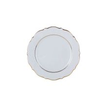 Porland Queen Altın Yaldız 24 cm Düz Tabak