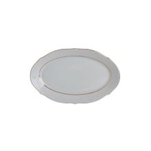 Porland Queen Altın Yaldız 30 cm Kayık Tabak