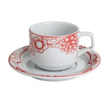 Porland Red Manoir 85 cc Desen 4 Tabaklı Kahve Fincanı