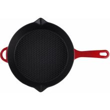 Porland Sapore 28 cm Emzikli Kırmızı Döküm Tava