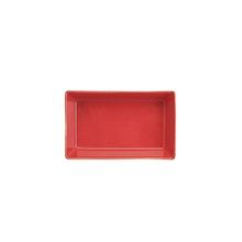 Porland Seasons 10x16 cm Kırmızı Kahvaltı ve Meze Tabağı