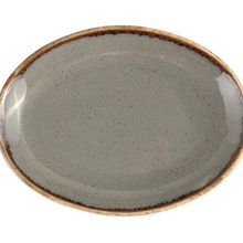 Porland Seasons 31 cm Koyu Gri Kayık Tabak