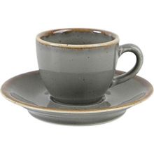 Porland Seasons Koyu Gri Tabaklı 80 cc Kahve Fincanı