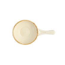 Porland Seasons Sarı 14 cm Saplı Sunum Kasesi