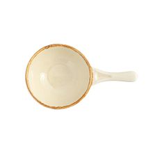 Porland Seasons Sarı 16 cm Saplı Sunum Kasesi