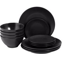 Porland Seasons Siyah 12 Parça 4 Kişilik Yemek Takımı