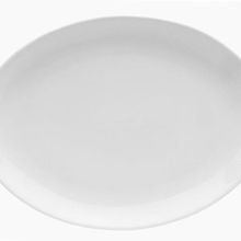 Porland Soley Beyaz 12 Adet 26 cm Kayık Tabak