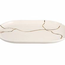 Porland Spirits Altın Yaldız 32 cm Kayık Tabak