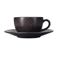 Porland Stoneware Ironstone 250 cc Tabaklı Çay Fincanı