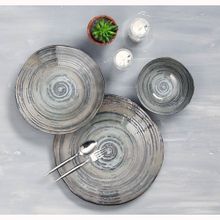 Porland Stoneware Vintage 12 Parça 4 Kişilik Yemek Takımı