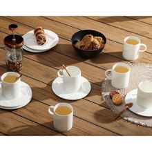 Porland Superior Bone Porcelain Elix 6 Kişilik 200 cc Çay Fincan Takımı