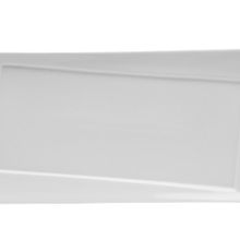 Porland Twist Beyaz 33 cm Kayık Tabak