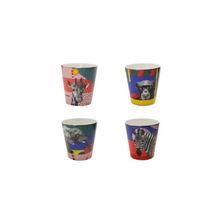Porland Wild Life 320 cc 4 Kişilik Bardak Seti