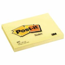 Post-it 657 76x102mm 100 Yaprak Sarı Not Kağıdı