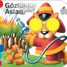 Pötikare Yayınları Delikli Kitaplar Serisi Gözlüklü Aslan