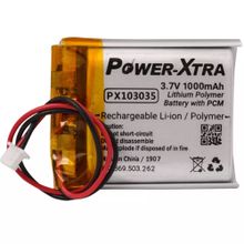 Power-xtra PX103035 3.7 V 1000 mAh Soketli/PCM/1.5A Li-Polymer Pil