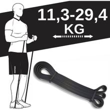 Powerband Siyah 208x21x4.5 mm Direnç Lastiği ve Egzersiz Bandı